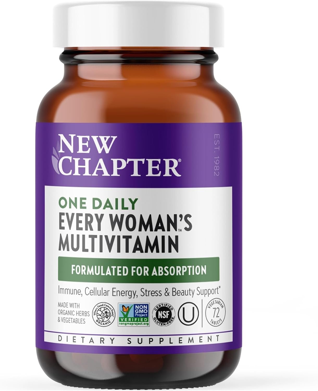 New Chapter Every Woman’s One Daily Multivitamin, 72 Tablets