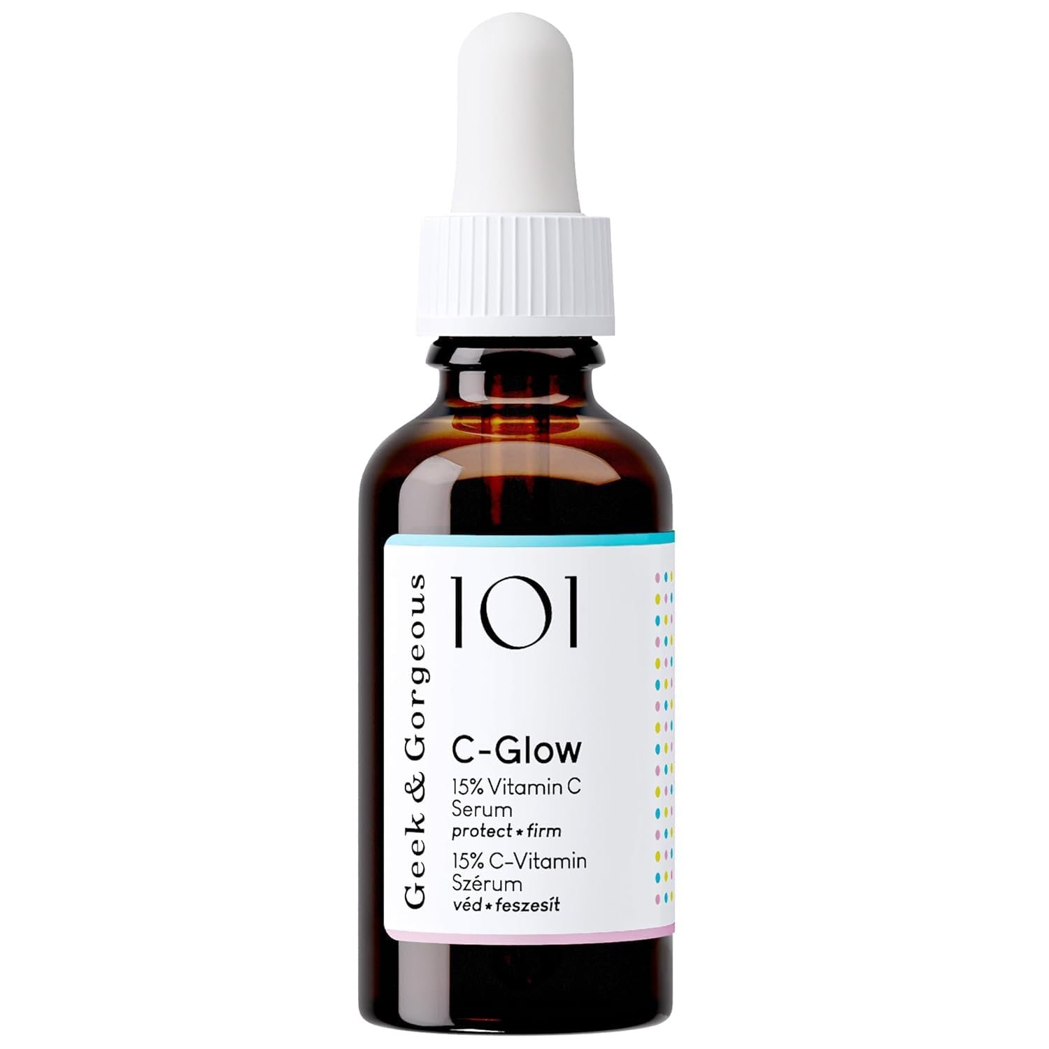 Geek & Gorgeous C-Glow 15% Vitamin C Serum, Ferulic Acid, 1 oz