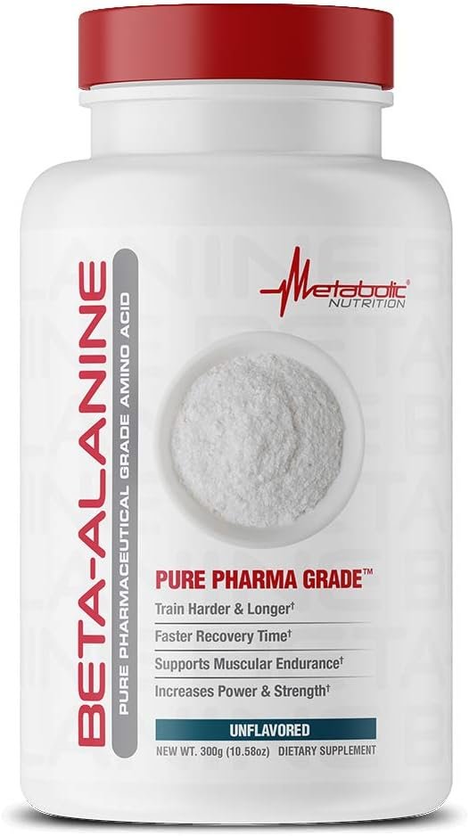 Metabolic Nutrition Beta Alanine, 300 Grams, Powder