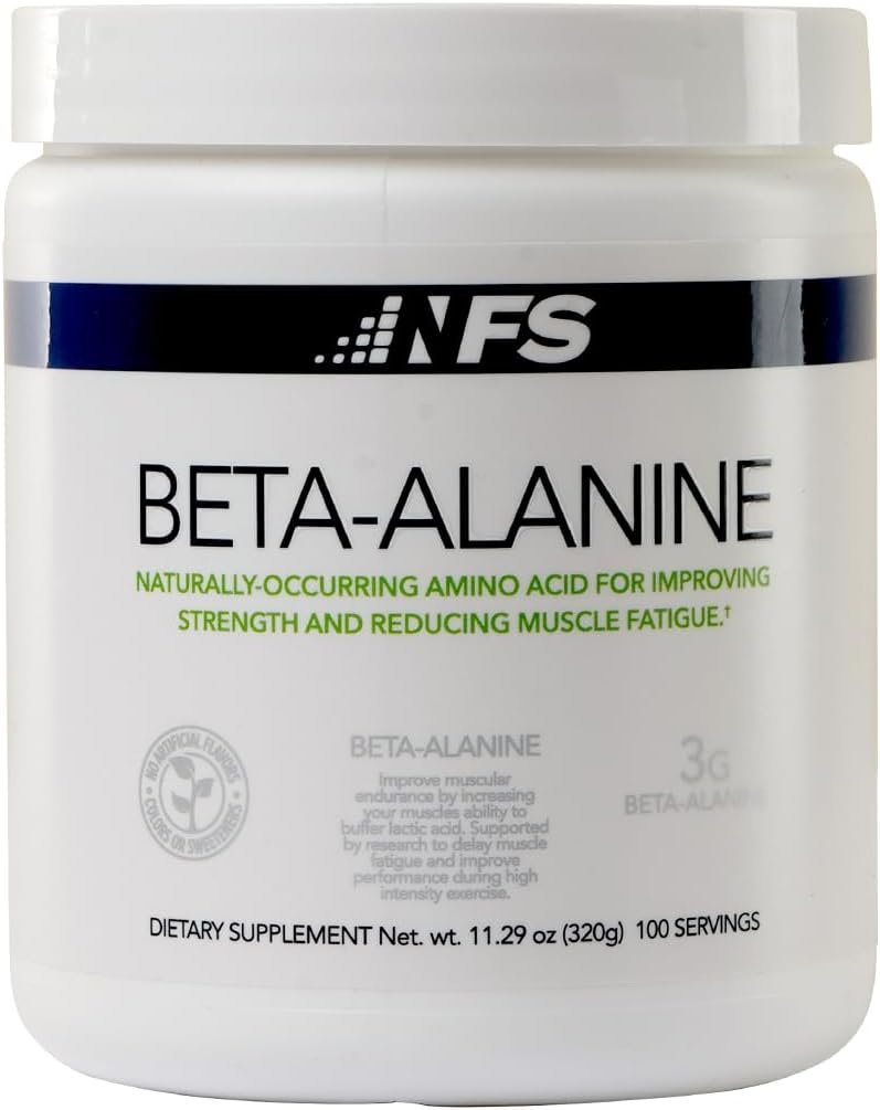 NF Sports Beta-Alanine – Naturally Occurring Amino Acid Promoting Reduction In Muscle Fatigue And Improved Performance – 100% Satisfaction Guaranteed
