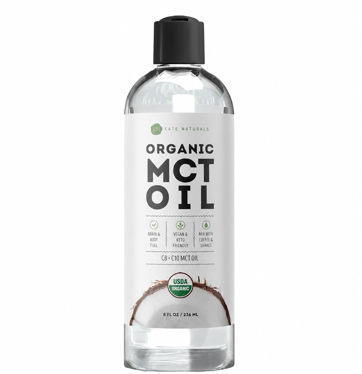 Kate Naturals Organic MCT Oil, 8oz