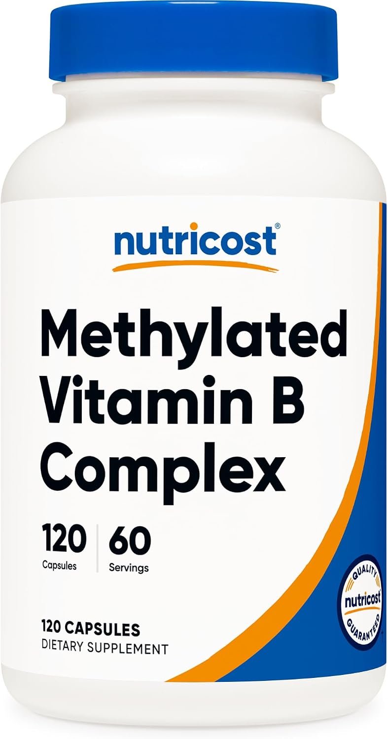Nutricost Methylated Vitamin B Complex 120 Capsules, 60 Servings