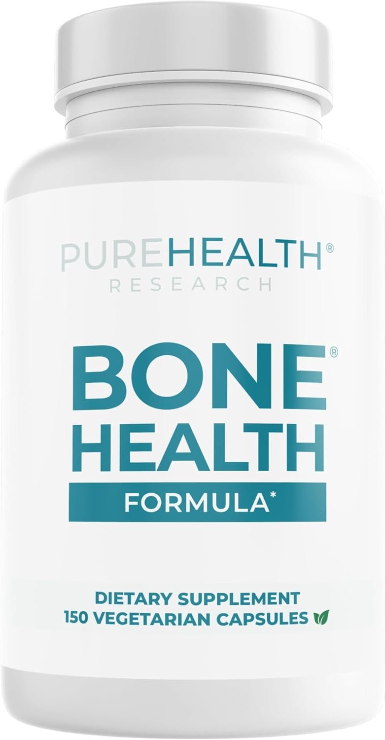 PUREHEALTH RESEARCH Bone Health – Bone & Skeletal Wellness – 1 Bottle