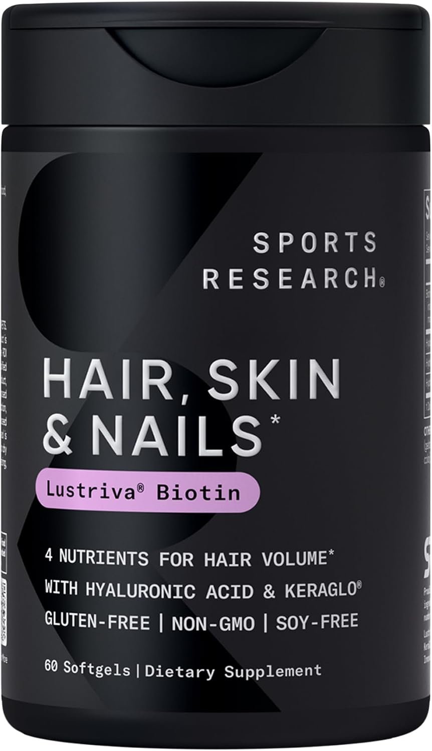 Sports Research® Hair, Skin & Nails Complex, 60 Softgels