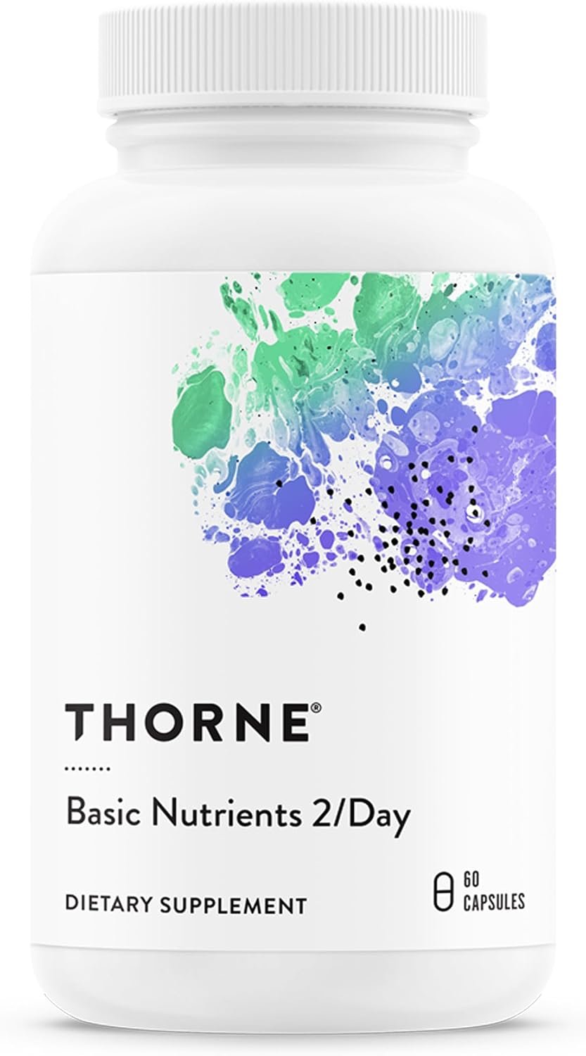 THORNE Basic Nutrients 2/Day, Vitamin & Mineral Formula, 60 Capsules