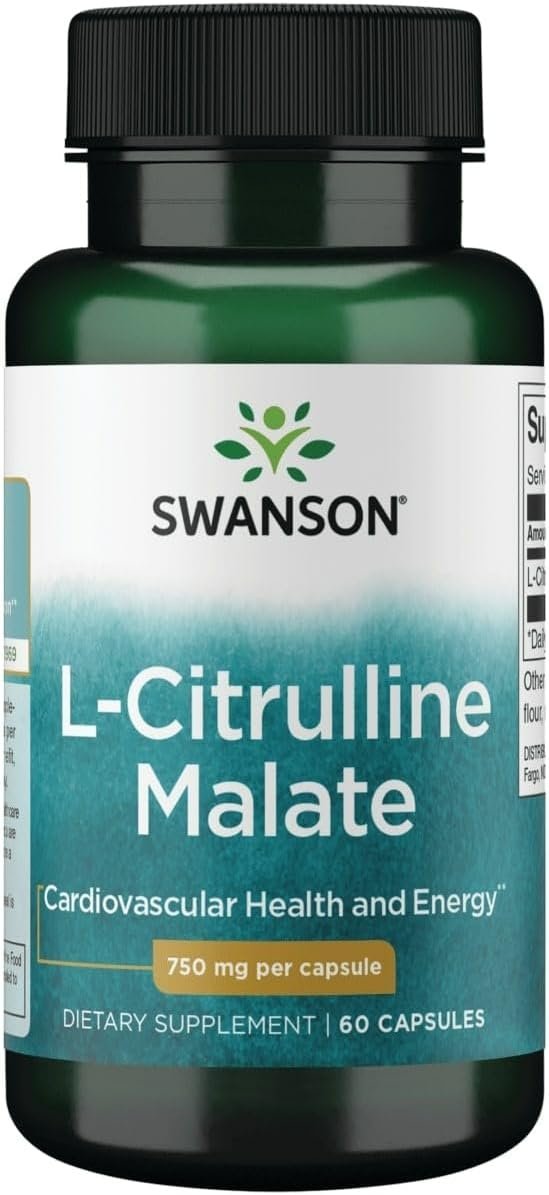 Swanson L-Citrulline Malate Amino Acid, 750 mg, 60 Capsules