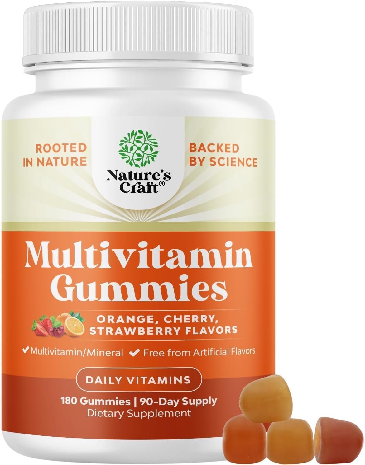 Potent Multivitamin Gummies for Adults – Energy and Immune Support – 180 Ct