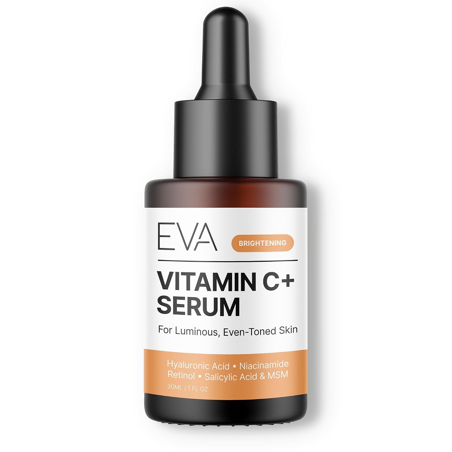 Eva Naturals Vitamin C Serum for Face with Retinol & Niacinamide, 1 oz