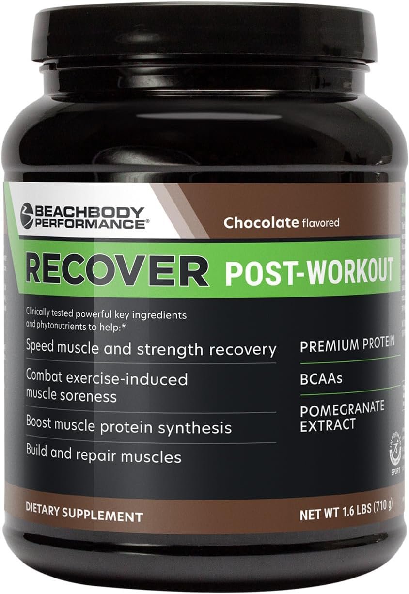 BODi Recover Post Workout Whey Protein Powder – Chocolate, 20 Servings