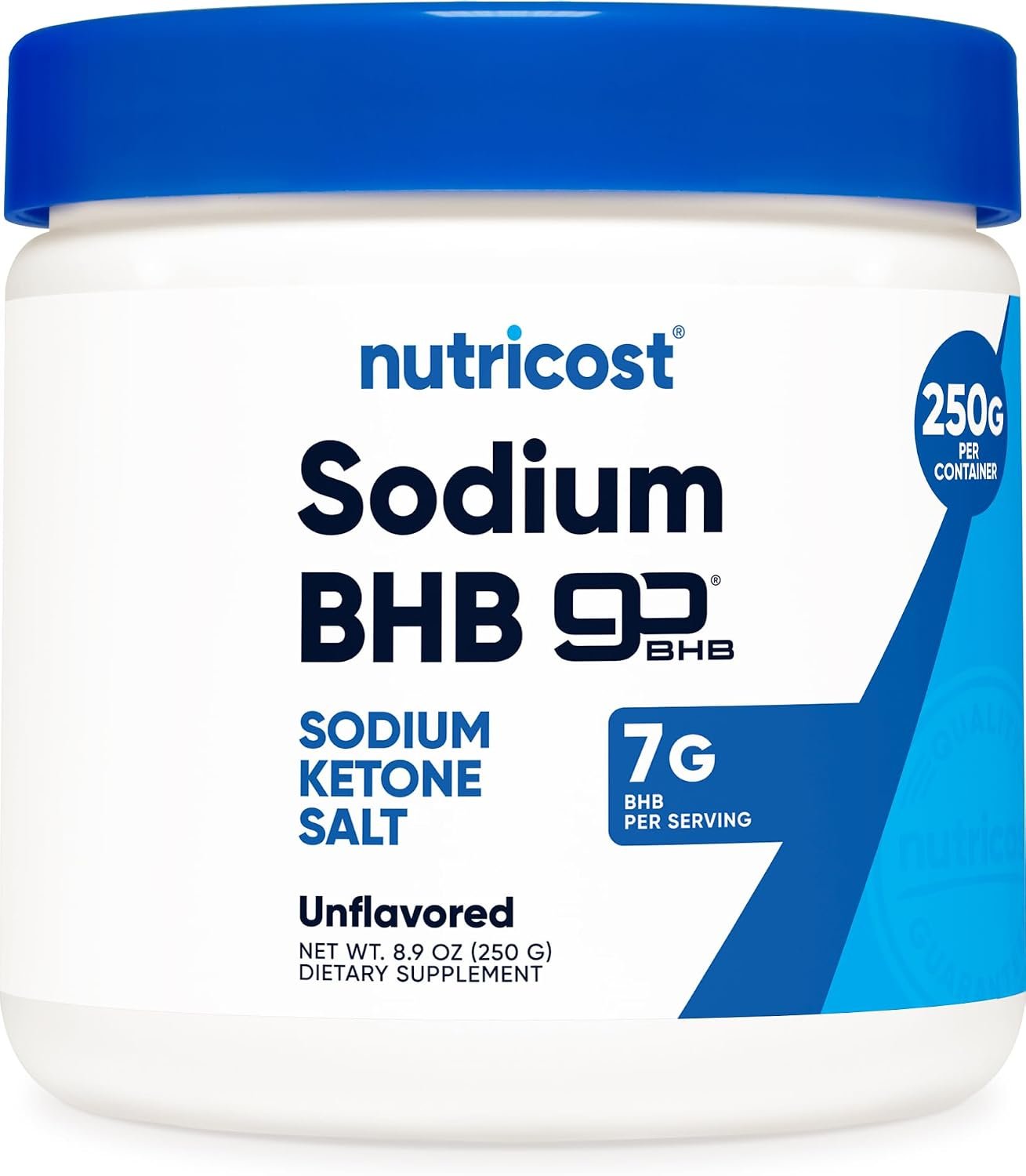 Nutricost Sodium BHB Powder (Unflavored) 250 Grams, Keto Supplement
