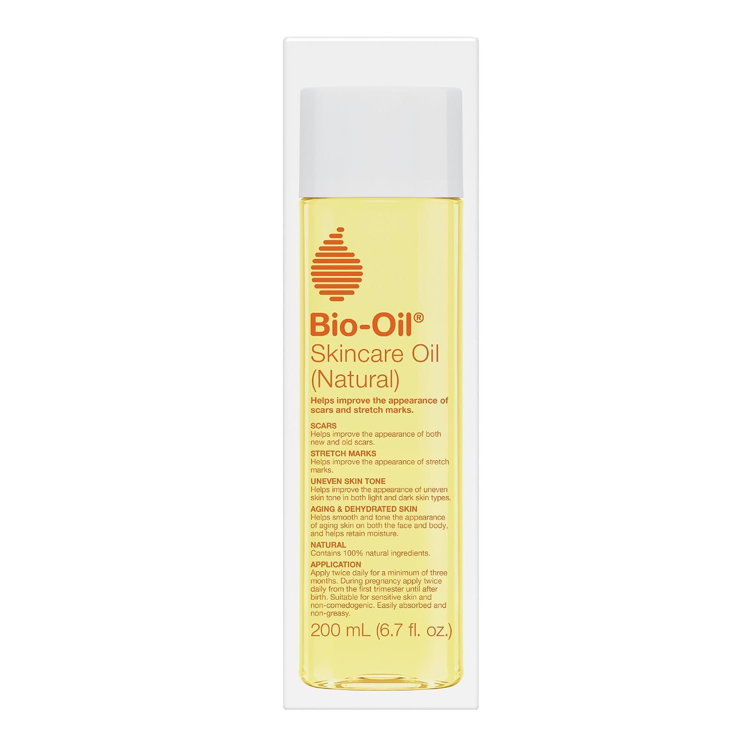 Bio-Oil Fragrance-Free Body Oil Serum for Scars & Stretch Marks, 6.7 fl oz