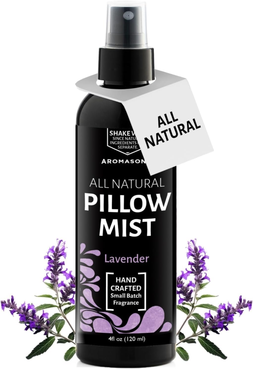 Aromasong Lavender Pillow Spray for Sleeping – All Natural Calming Linen & Bedtime Sleep Mist for Deep Sleep – Pillow Spray Aromatherapy with Botanical Essential Oils for Relaxing Stress