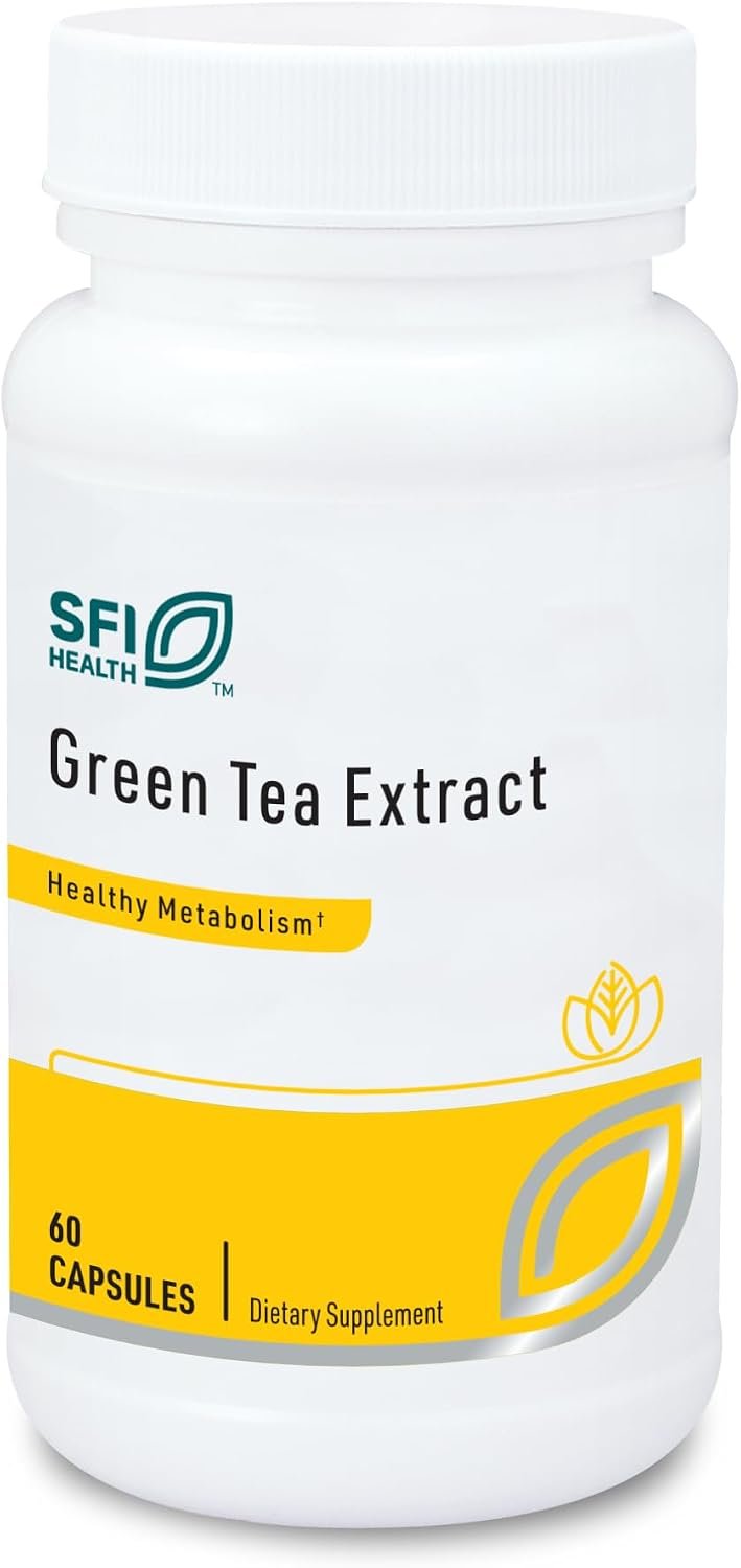 Klaire Labs SFI Health Green Tea Extract, 60 Vegetarian Capsules