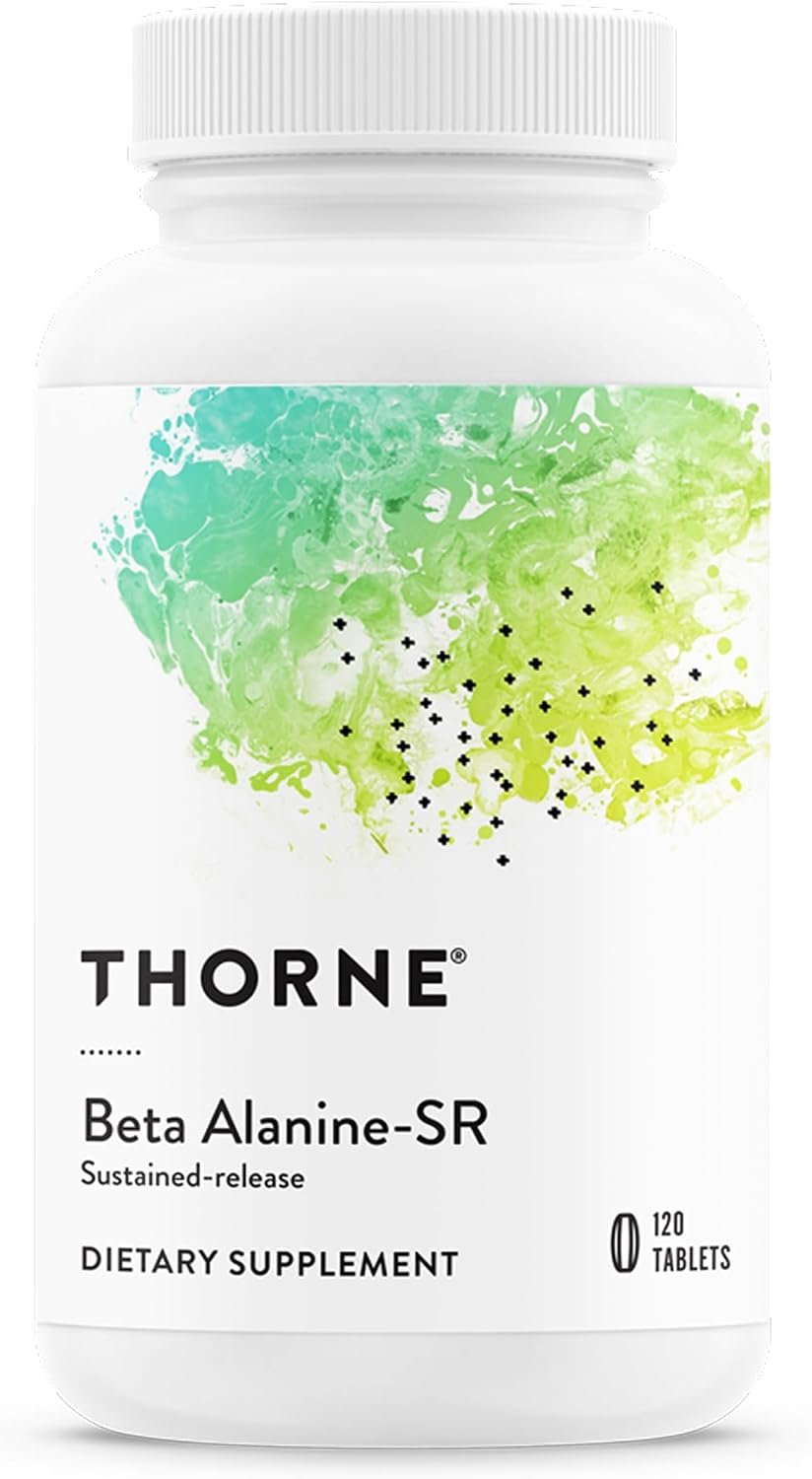 THORNE Beta Alanine-SR, Sustained Release Beta-Alanine, 120 Tablets
