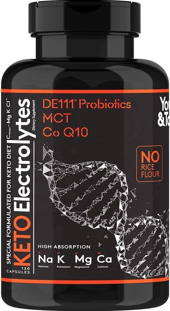 Youth & Tonic MCT Keto Electrolyte Pills, Fasting Electrolytes & Salts