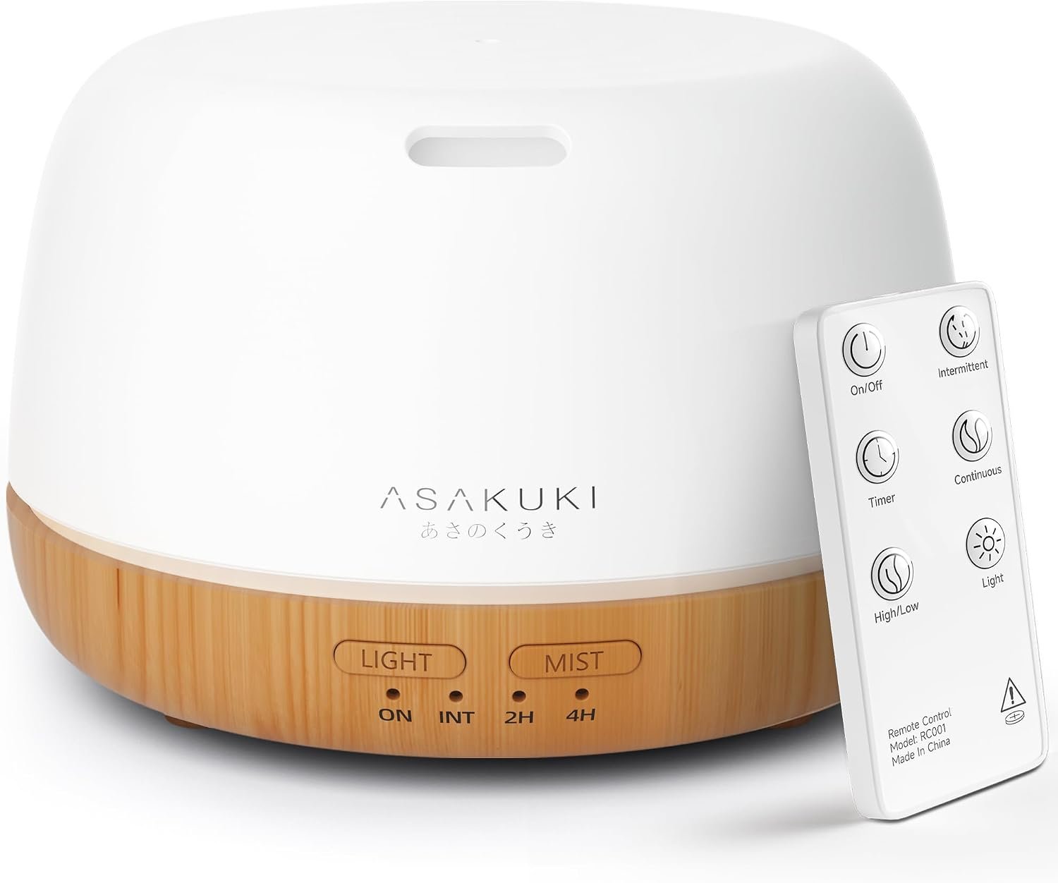 ASAKUKI Essential Oil Diffuser, 300ml Aromatherapy Oil Humidifier