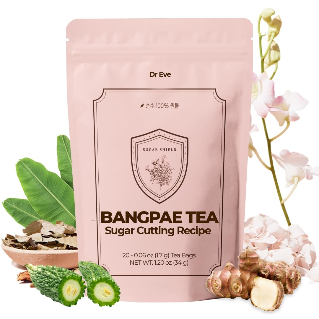 Dr.Eve Korean Bangpae Tea Sugar Cutting Recipe – Blood Sugar Support