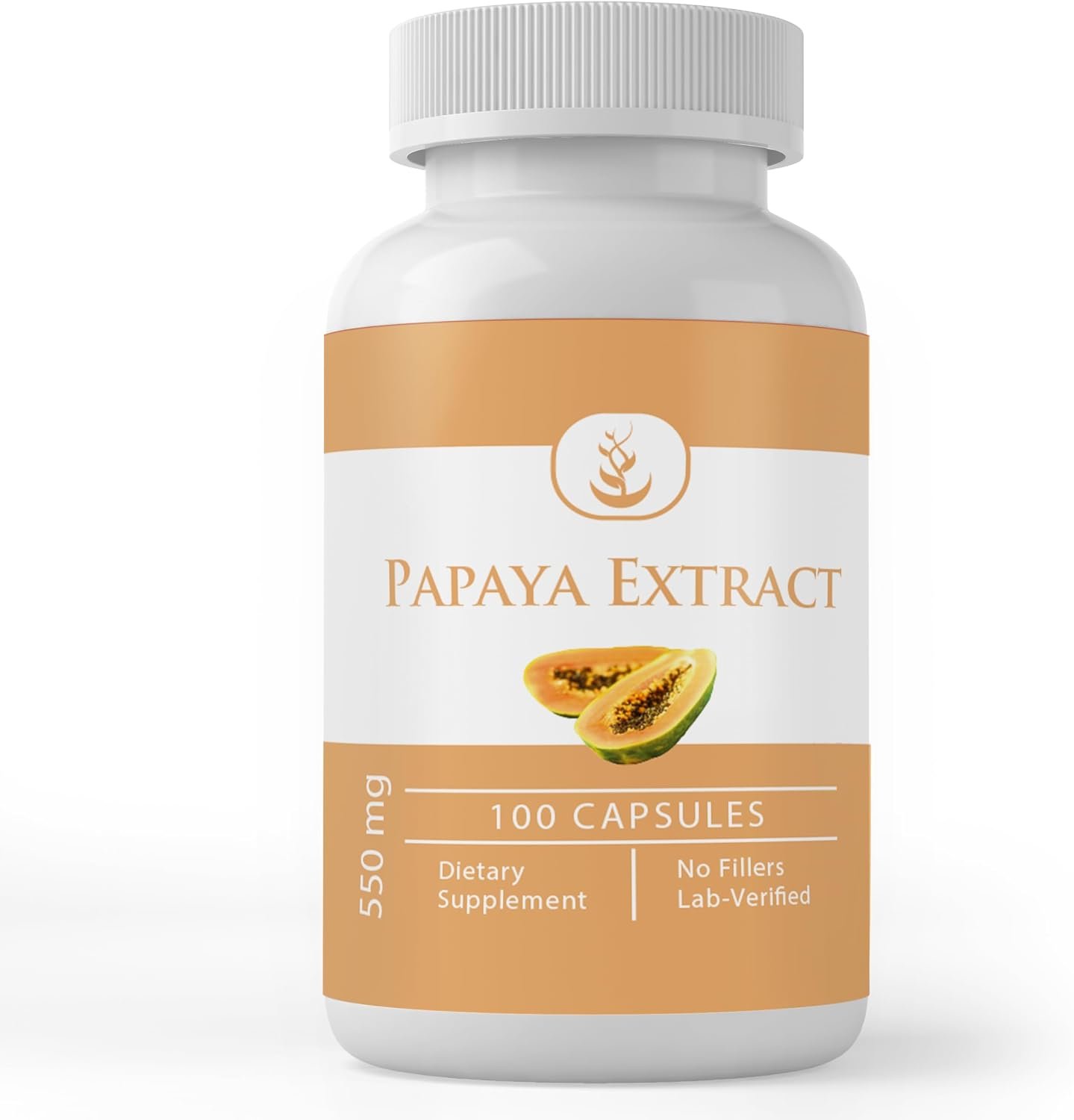 Pure Original Ingredients Papaya Extract, (100 Capsules) Always Pure, No Additives Or Fillers, Lab Verified