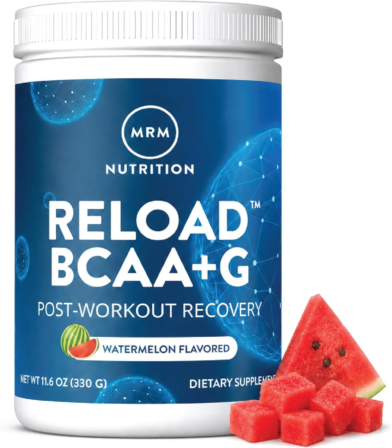 MRM BCAA+G Reload Post-Workout Powder – Keto – 26 Servings, Watermelon