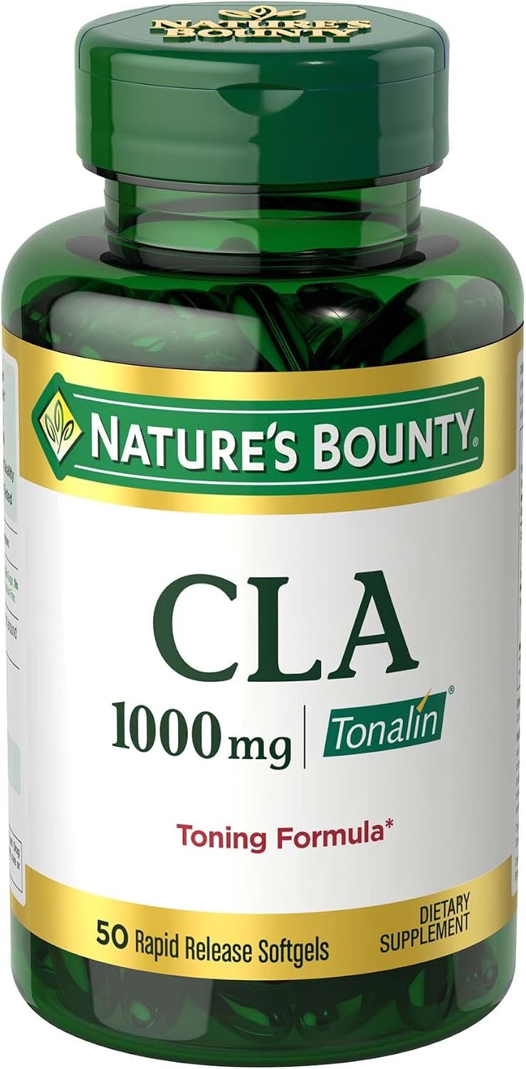 Nature’s Bounty Tonalin Pills and Dietary Supplement, 1000mg, 50 Softgels