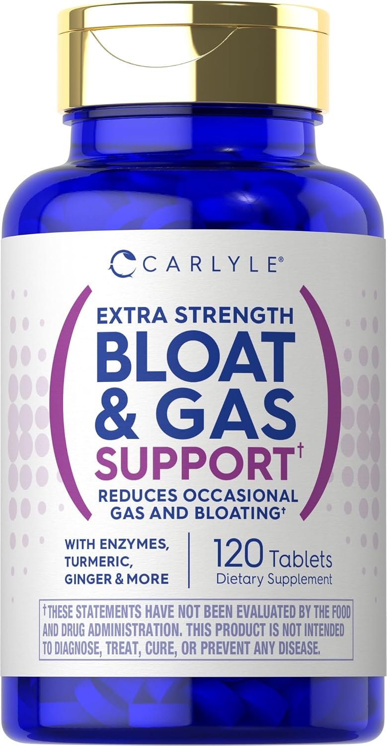 Carlyle Bloat & Gas Support for Men & Women | 120 Tablets