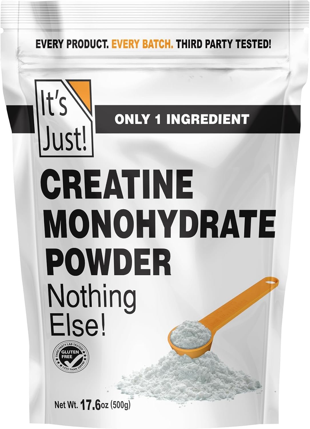 It’s Just! – Creatine Monohydrate Powder, Unflavored, 500g / 100 Servings