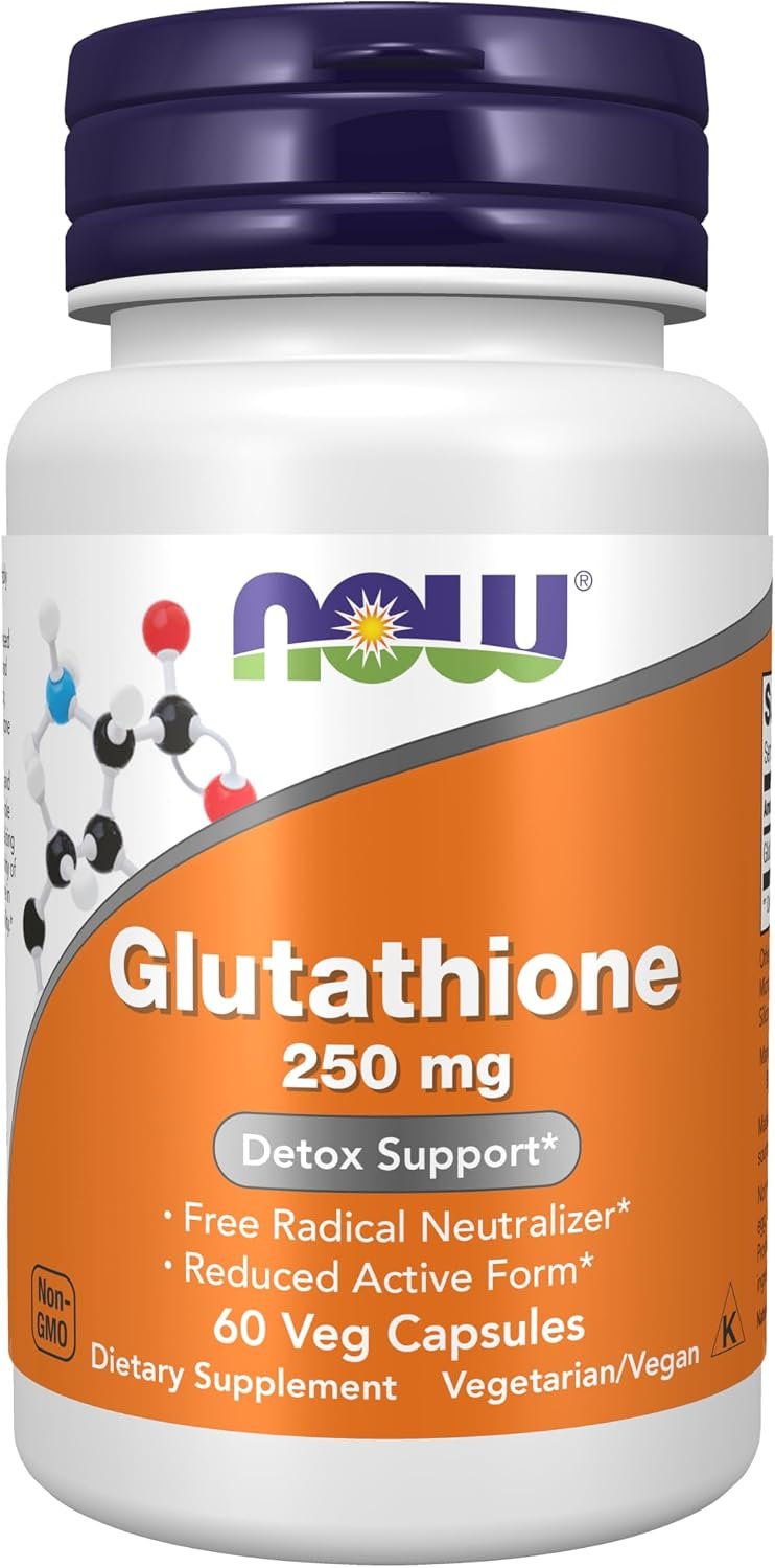 NOW FOODS Glutathione 250, 60 CT