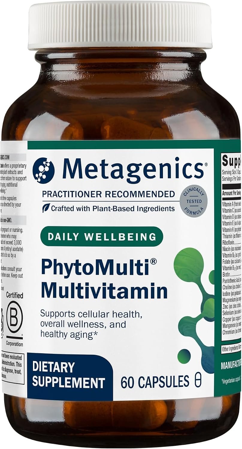 Metagenics PhytoMulti Multivitamin with Phytonutrients, 60 Capsules