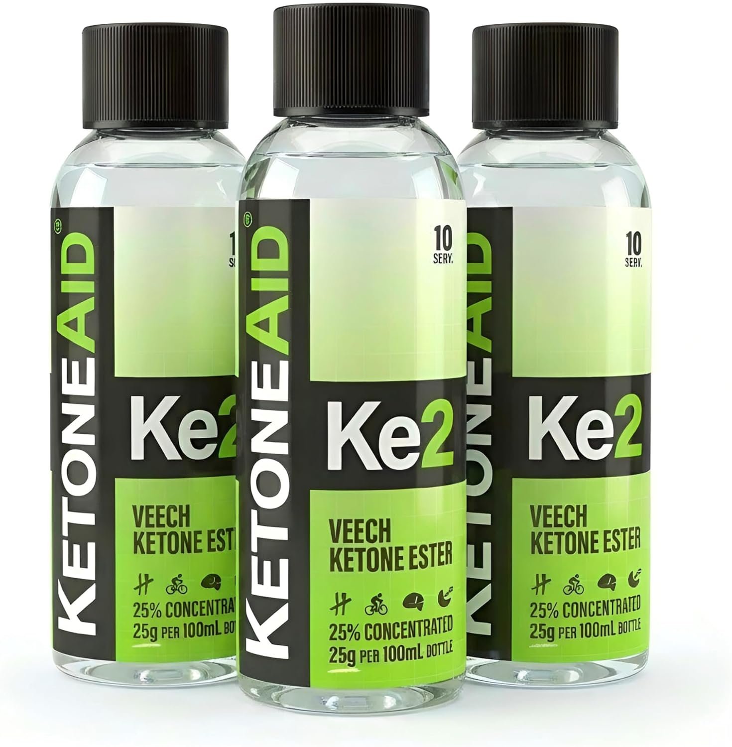 KetoneAid Ke2 Veech Ketone Ester | Not Bad Apple | 3 Count