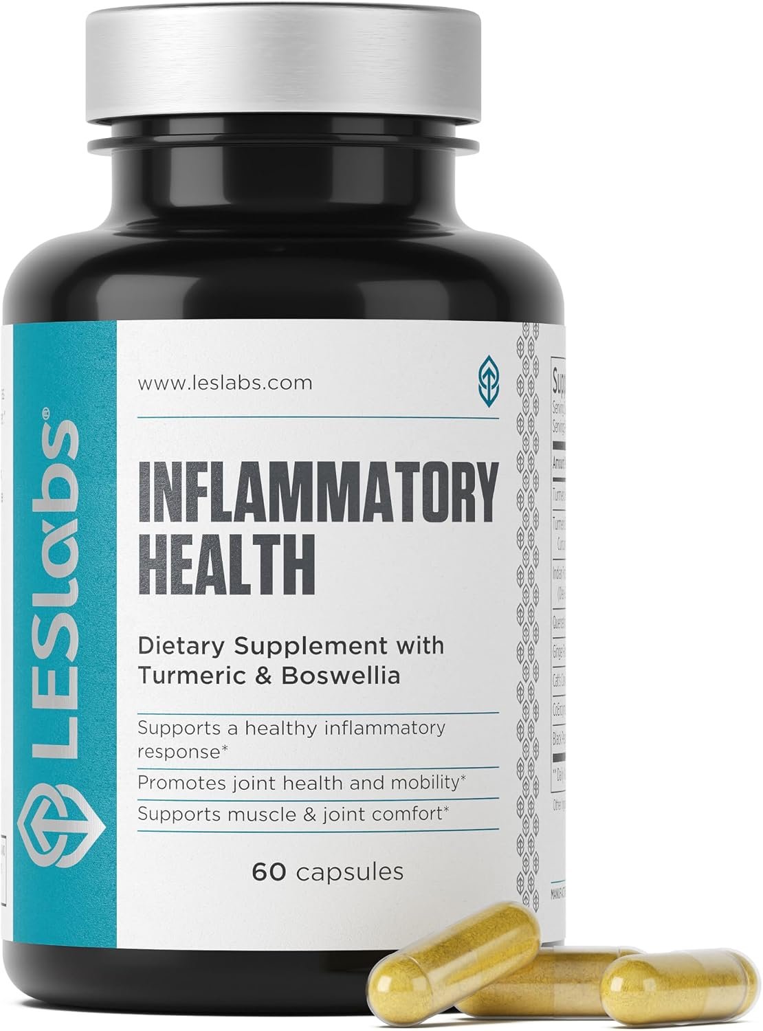 LES Labs Inflammatory Health Joint Support Supplement, 60 Capsules