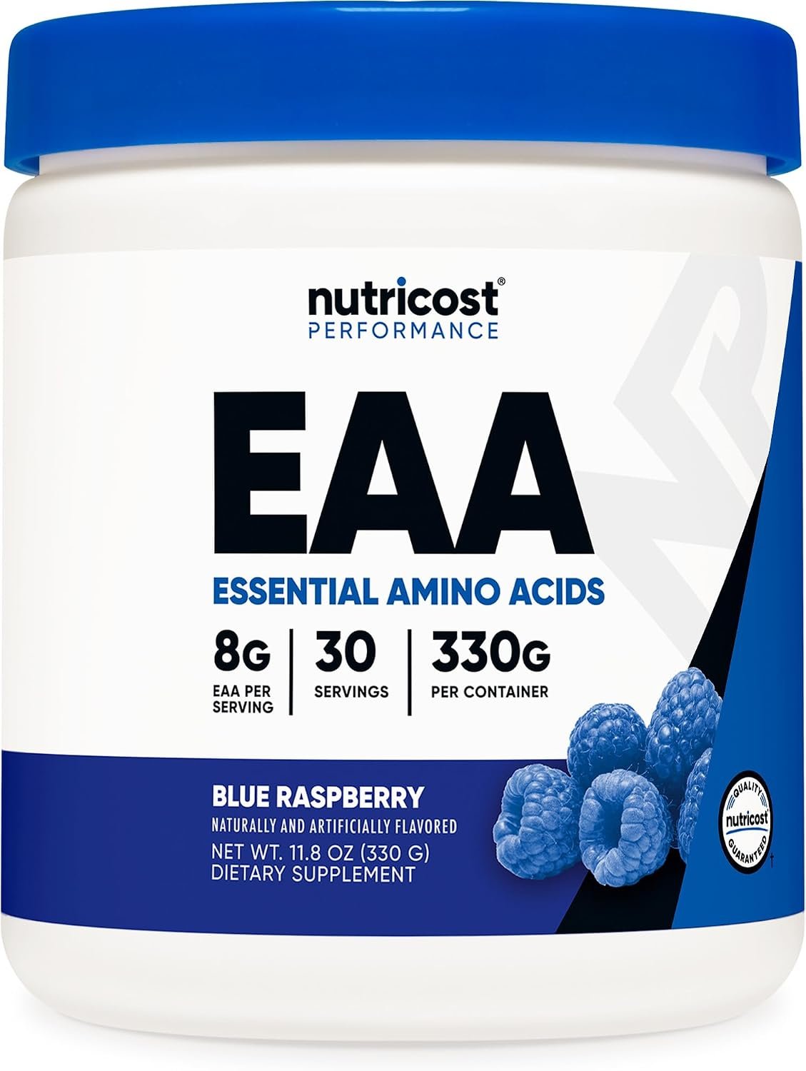 Nutricost EAA Powder 30 Servings (Blue Raspberry) Essential Amino Acids