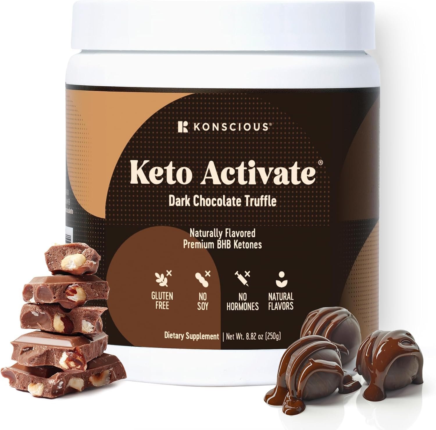 KETO ACTIVATE Dark Chocolate Truffle Exogenous Ketones Drink