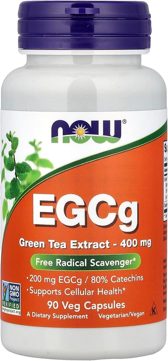 Now Foods EGCG 400mg Green Tea, 90 CT