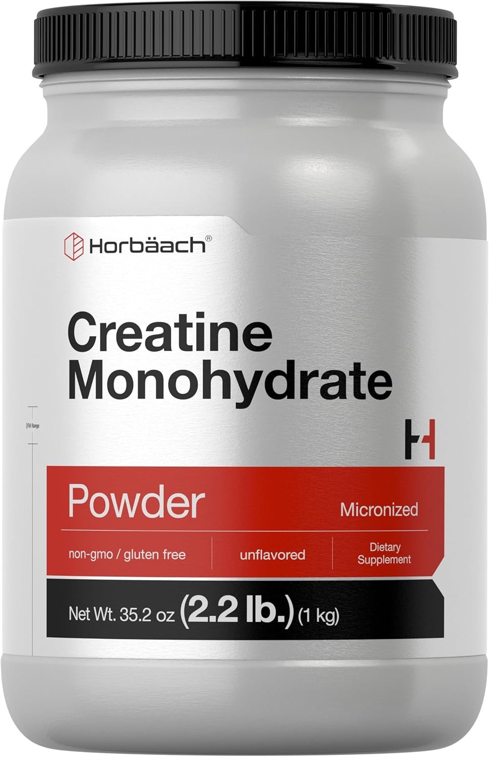 Horbäach Creatine Monohydrate Powder | 2.2lbs (35.2 oz)