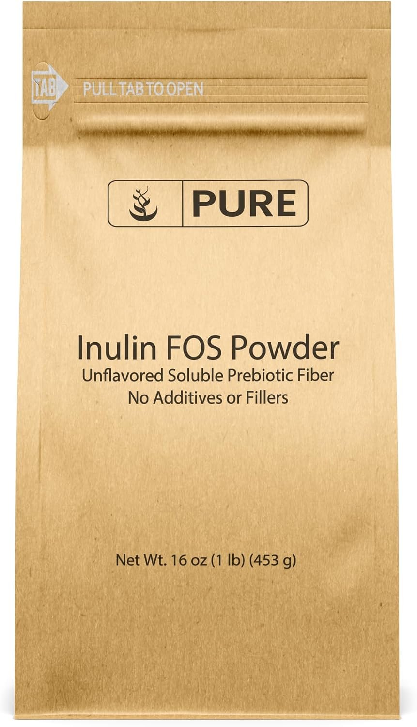PURE ORIGINAL INGREDIENTS, Inulin Fos Powder, 1 Lb