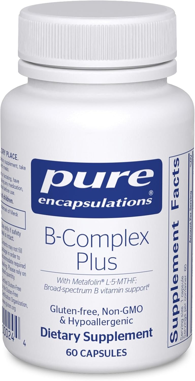 Pure Encapsulations B-Complex Plus, 60 Capsules