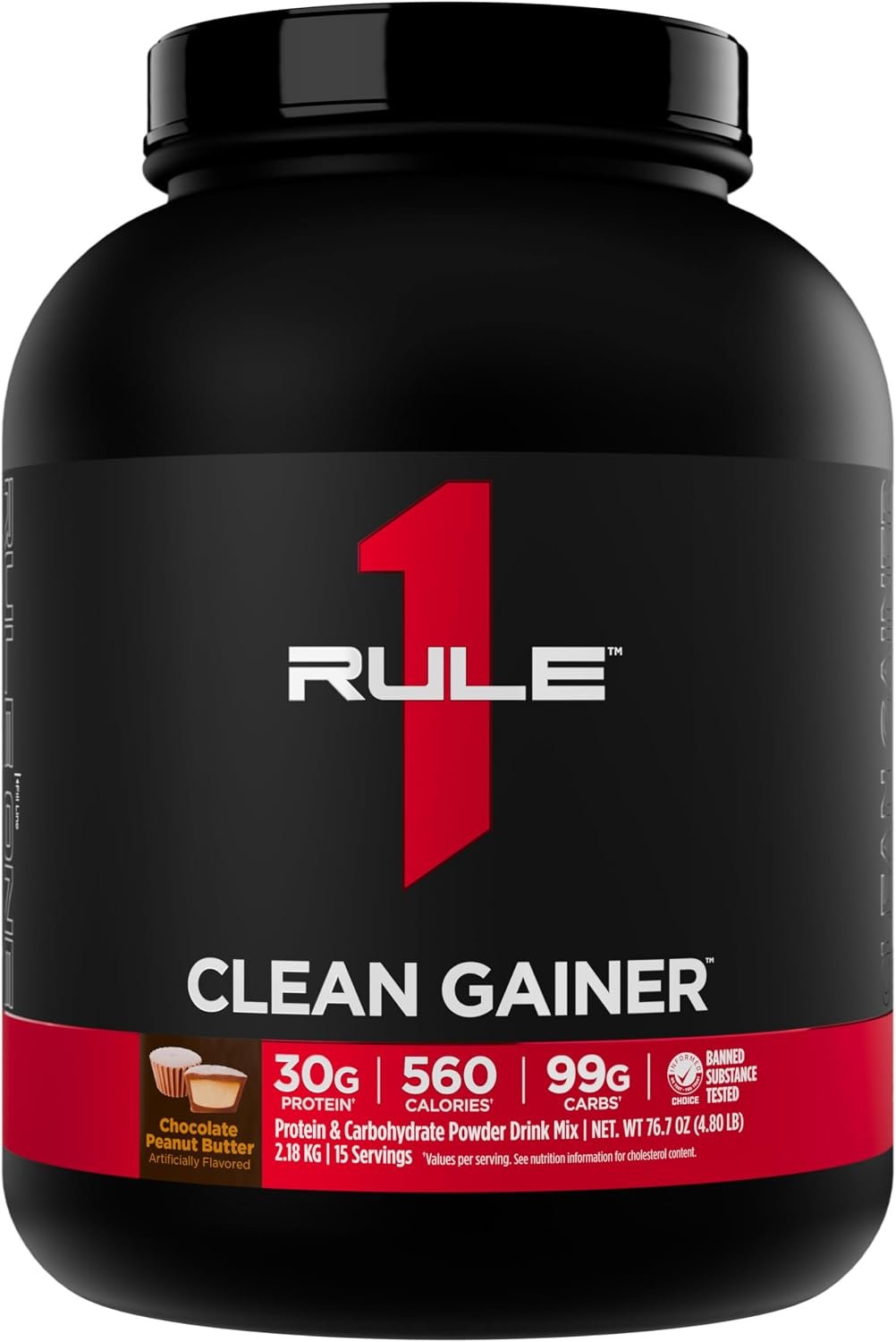 Rule 1 Proteins Clean Gainer, Chocolate Peanut Butter, 15 Servings