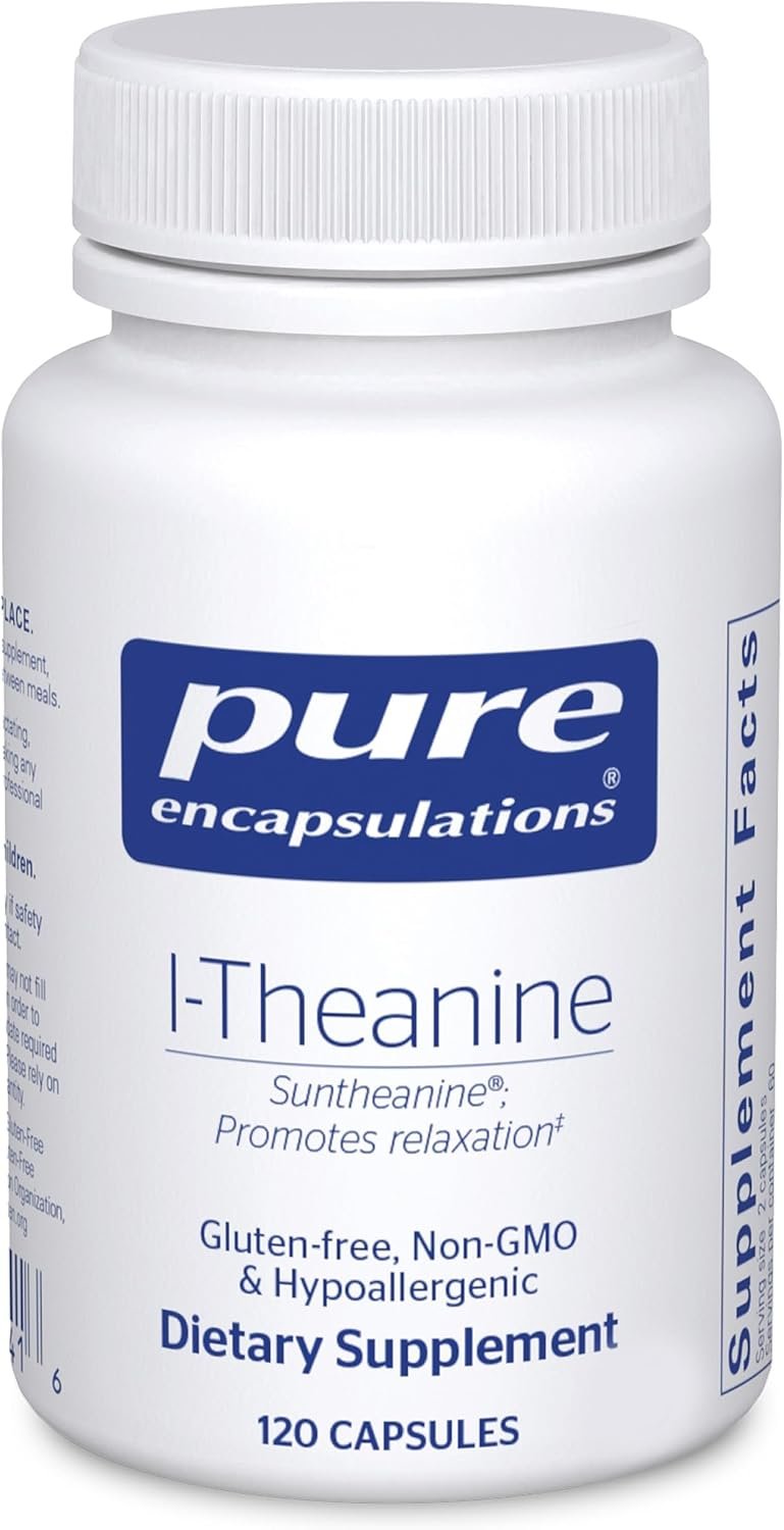 Pure Encapsulations L-Theanine, 120 Capsules