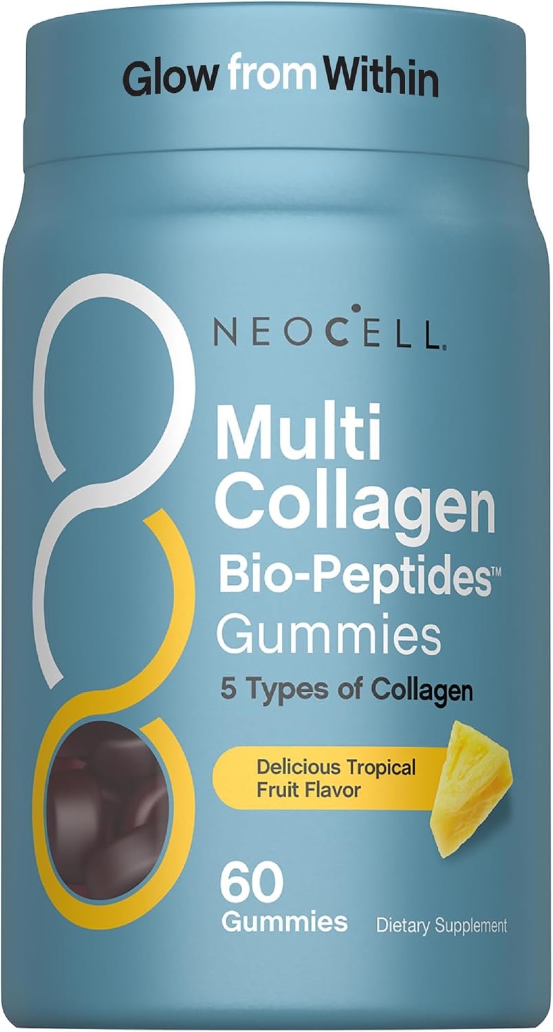NeoCell Multi Collagen Bio-Peptides Gummies | 60 ct | Tropical Flavor