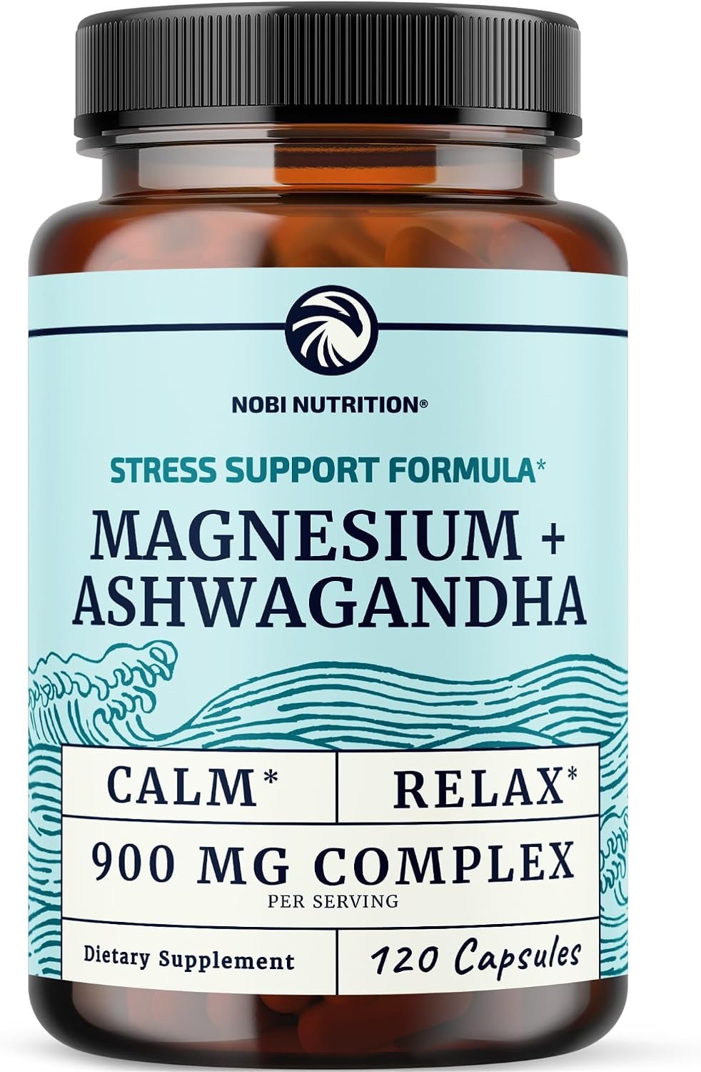 Magnesium Ashwagandha, Relaxation & Calming Magnesium Supplement for Adults