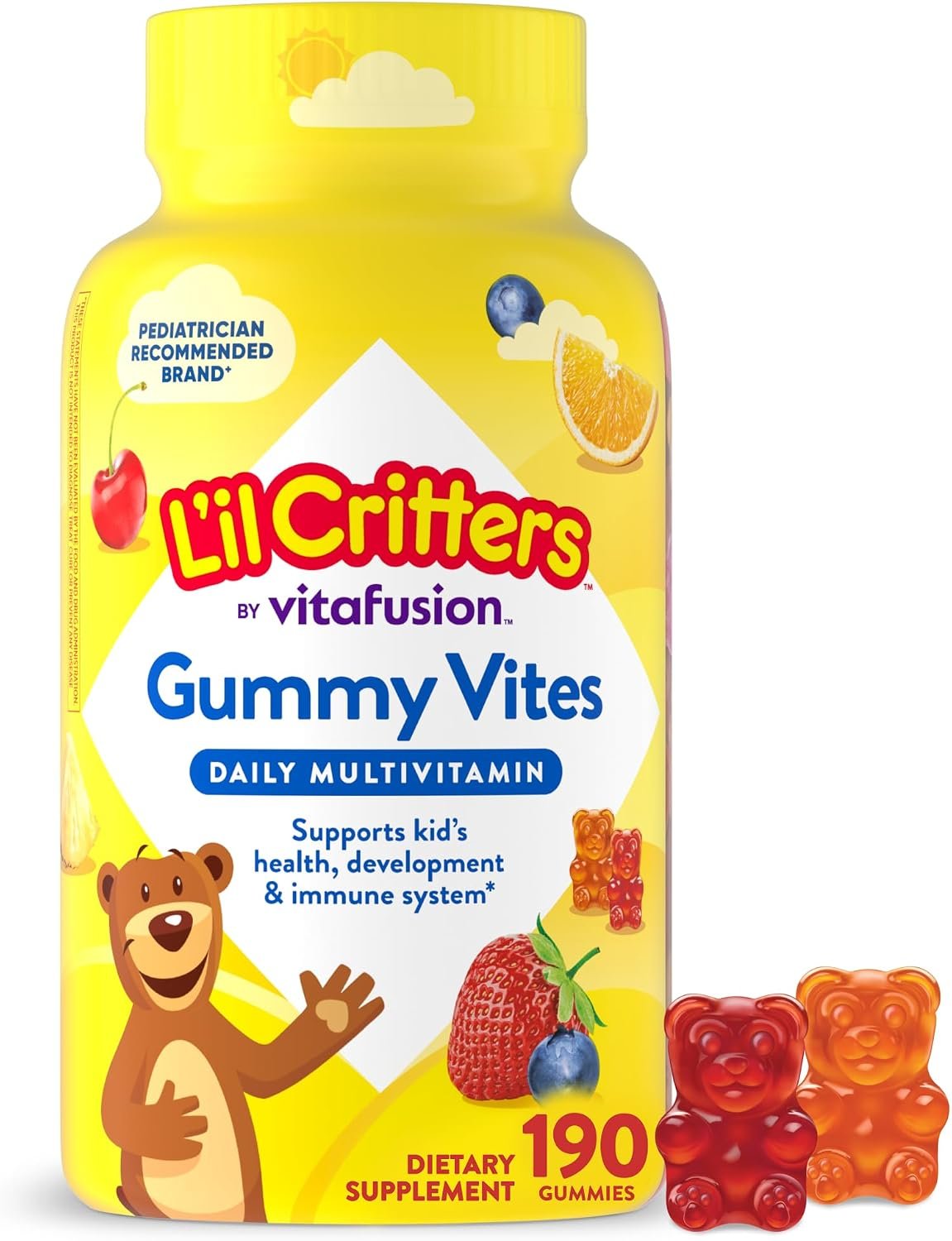 Lil Critters Gummy Vites Kids Multivitamin | 190 Gummies