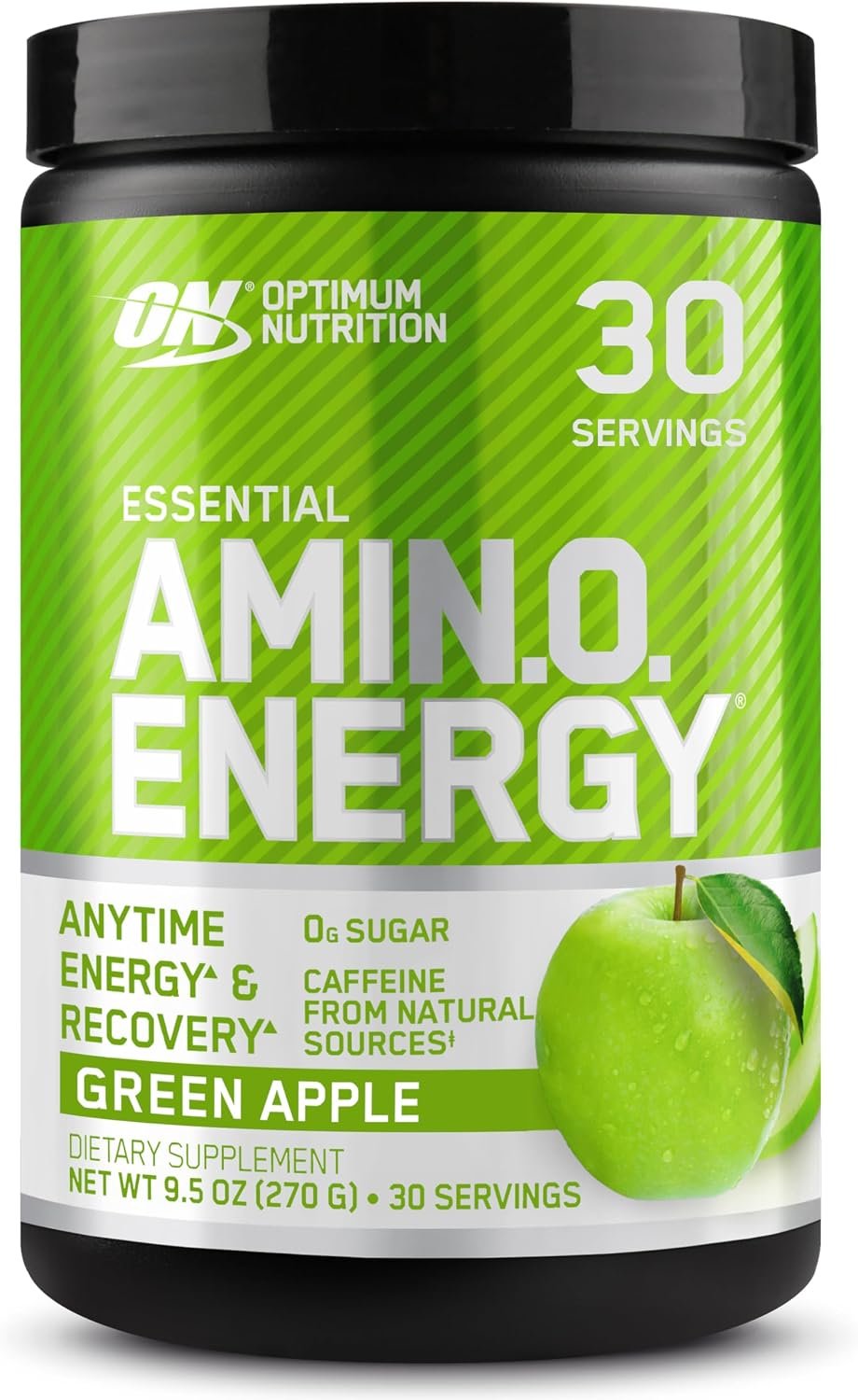Optimum Nutrition Amino Energy Powder, Green Apple, 9.5 Oz