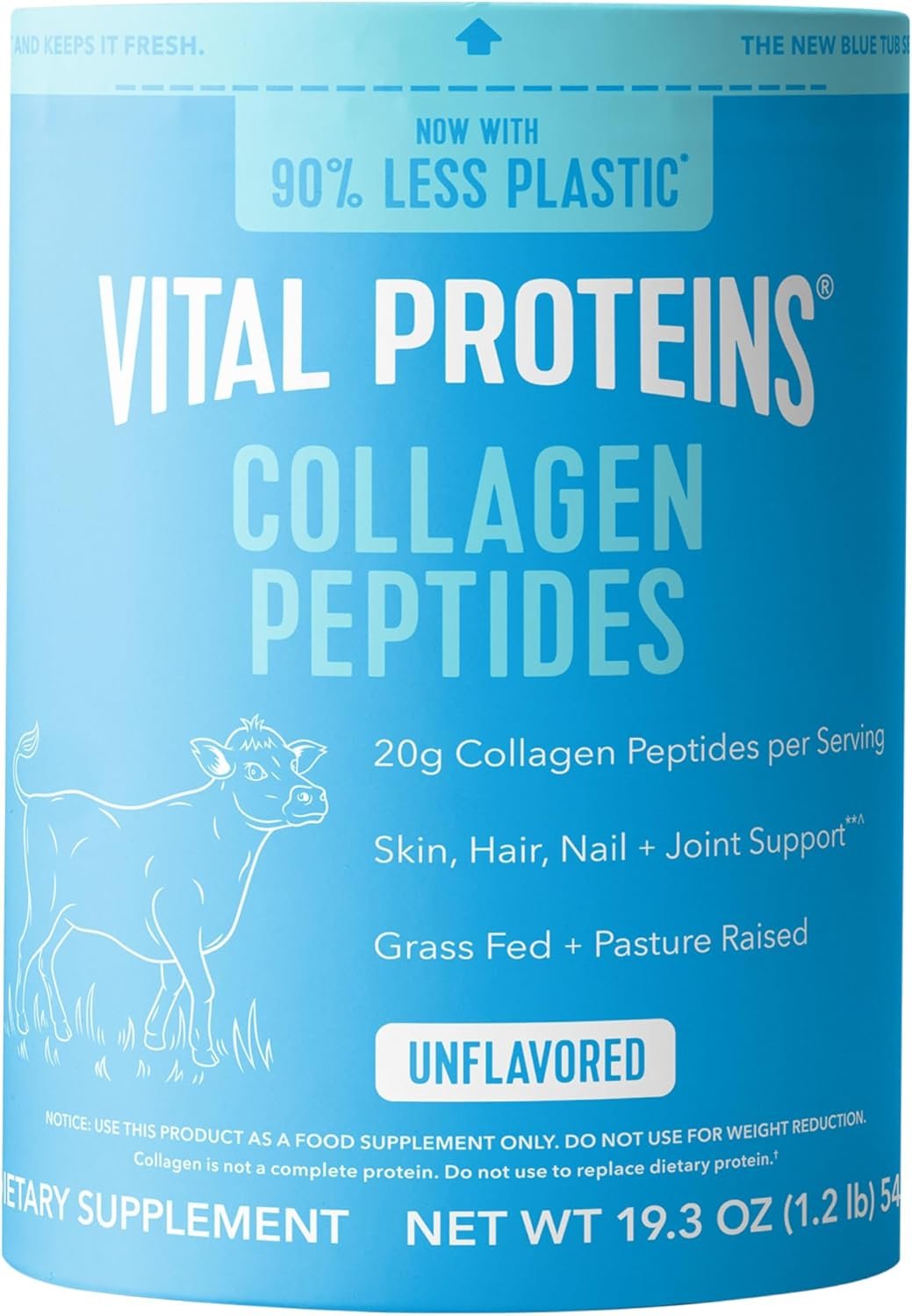 Vital Proteins Collagen Peptides Powder, Unflavored, 19.3oz