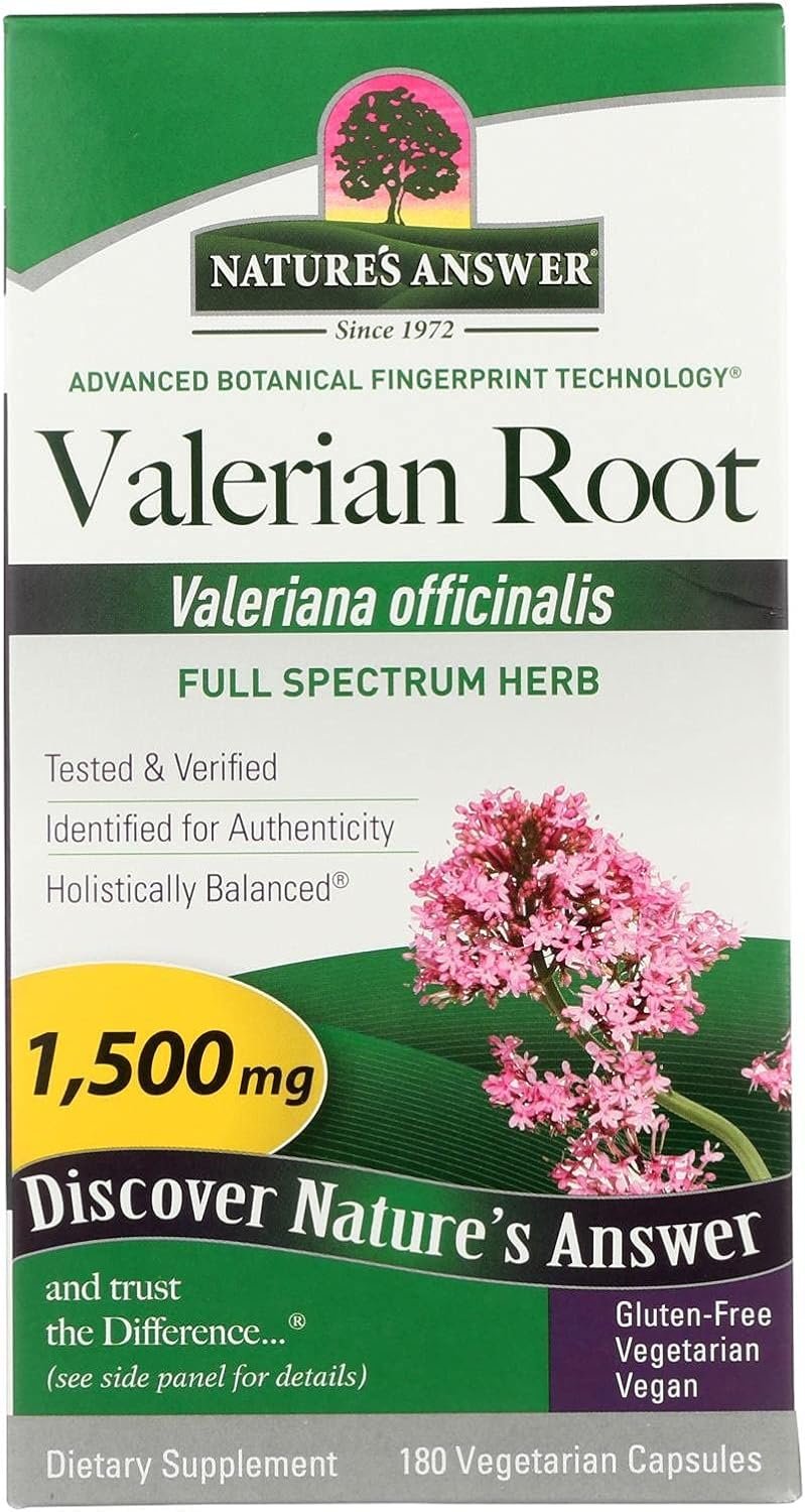 Valerian Root Nature’s Answer 180 Caps