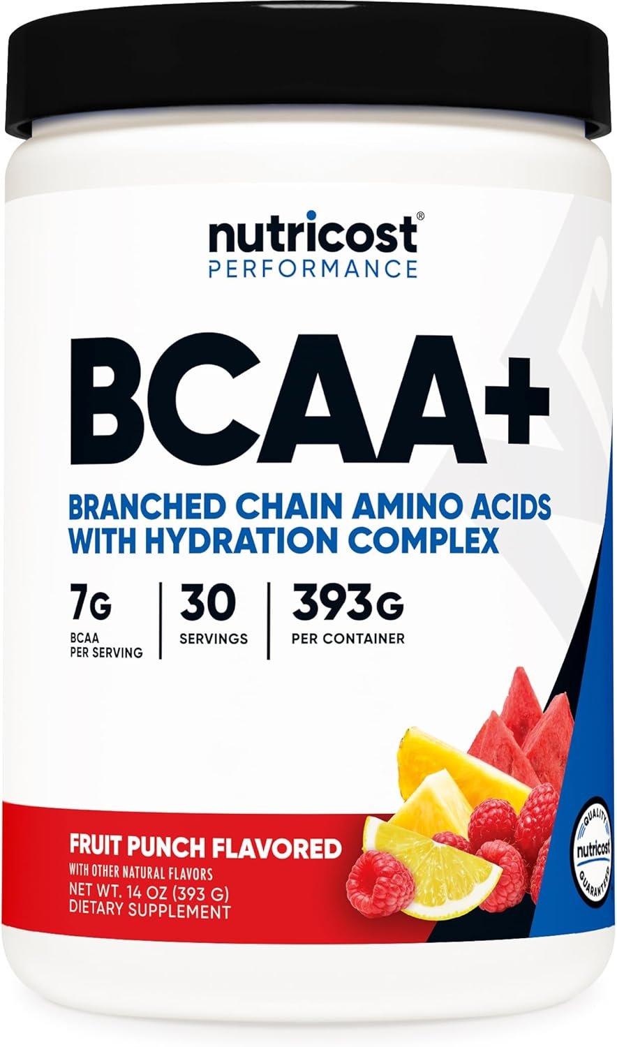 Nutricost BCAA + Hydration Powder (Fruit Punch) 30 Servings