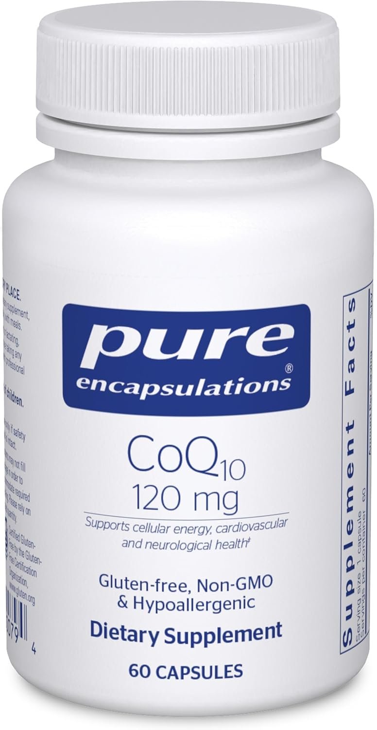 Pure Encapsulations CoQ10 120 mg, 60 Capsules