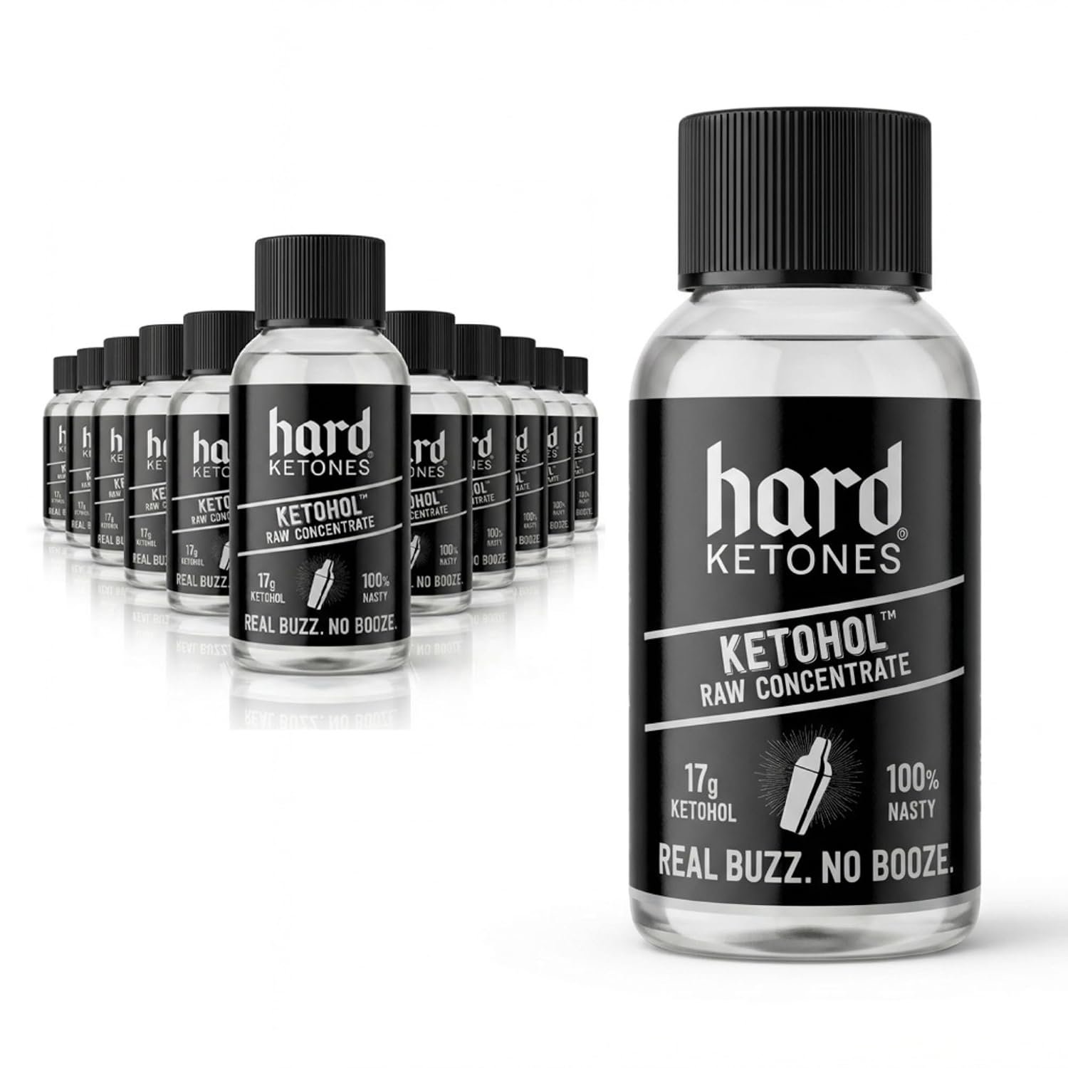 Hard Ketones Raw Ketohol Concentrate (AKA Nasty) | 12 Pack