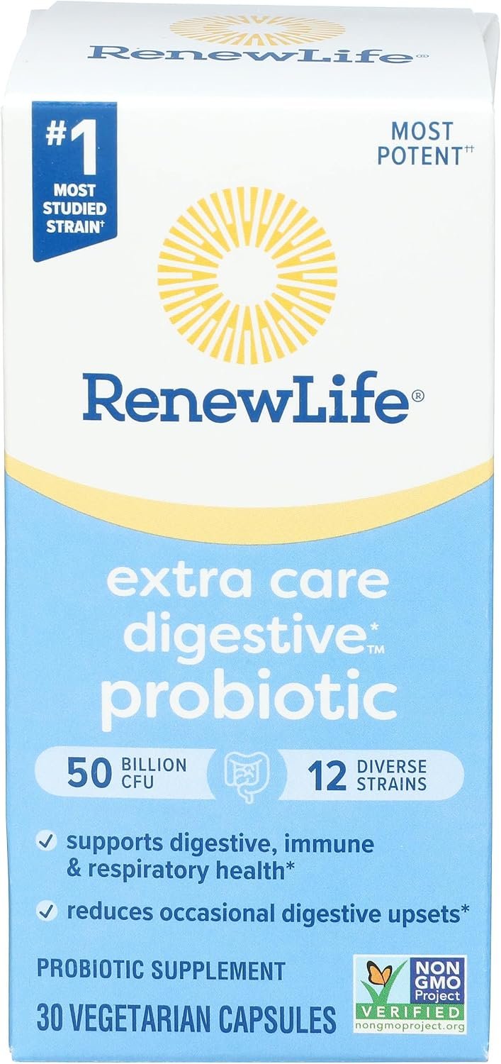 Renew Life Ultimate Flora Extra Care Probiotic 50 Billion, 30 CT