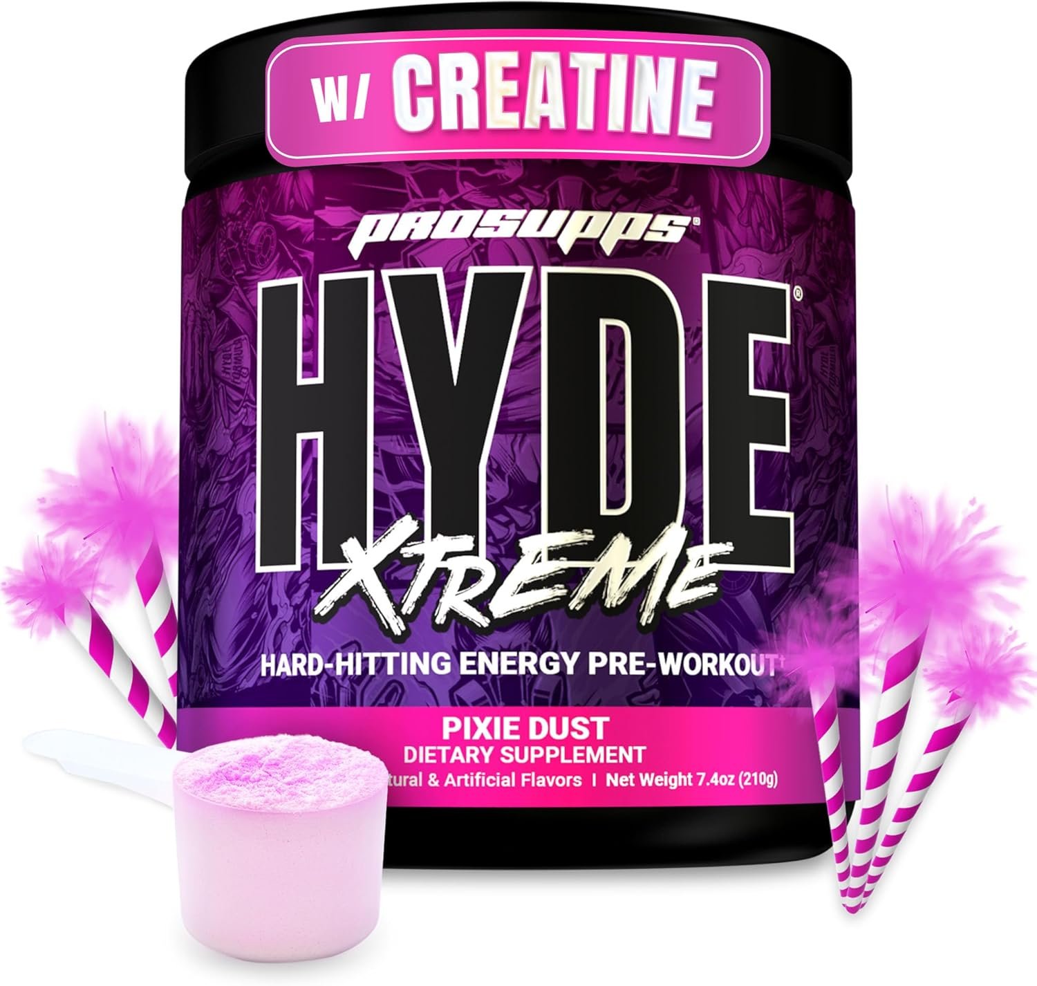 ProSupps Mr. Hyde Xtreme Pre Workout Powder with Creatine, Pixie Dust