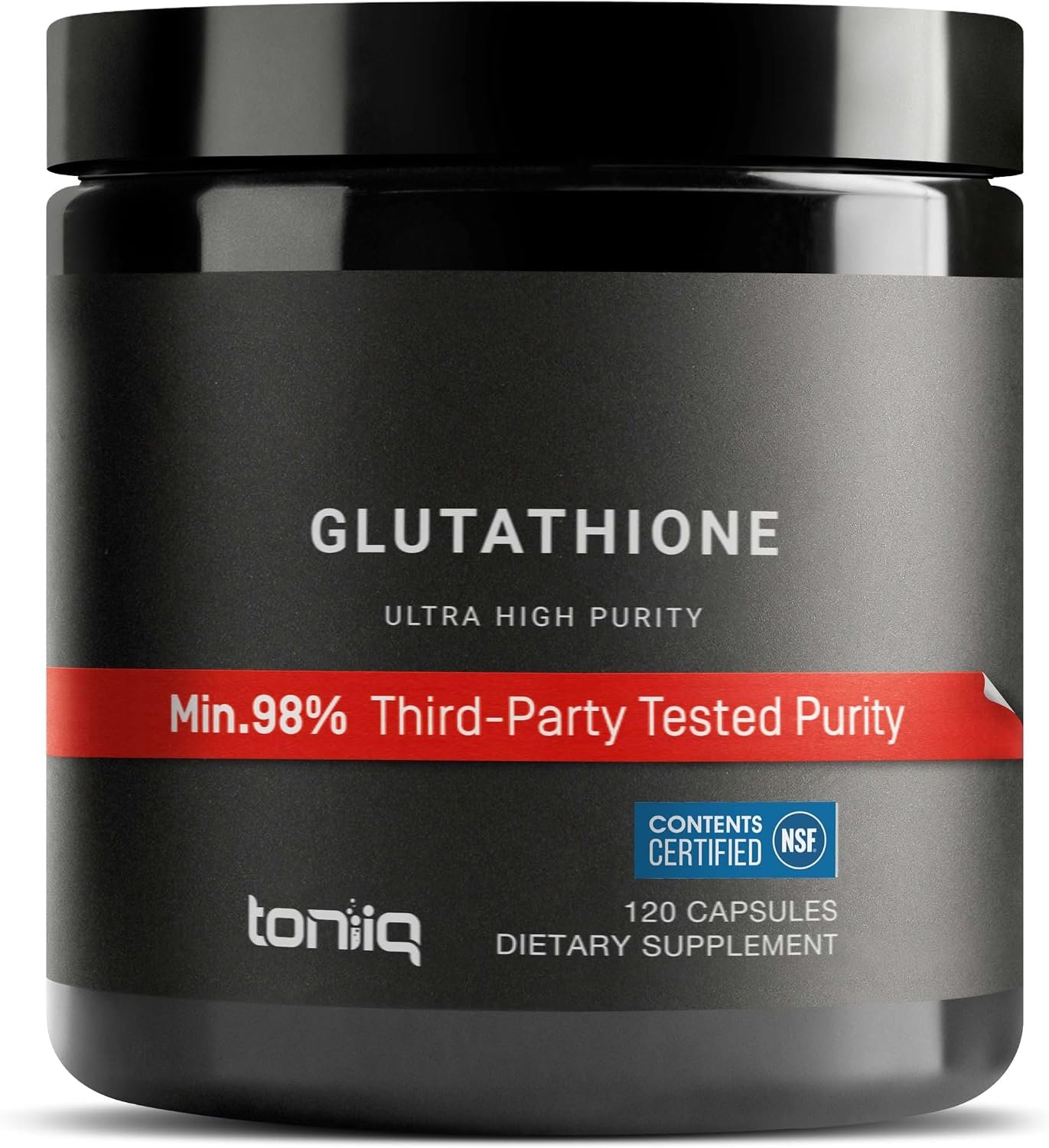 Toniiq NSF Certified Ultra High Strength Glutathione Capsules – 1000mg